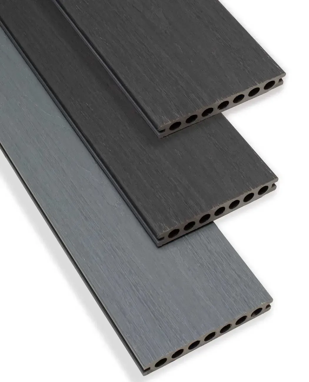 DECK COEXTRUÍDO BICOLOR Ceniza/Carbón