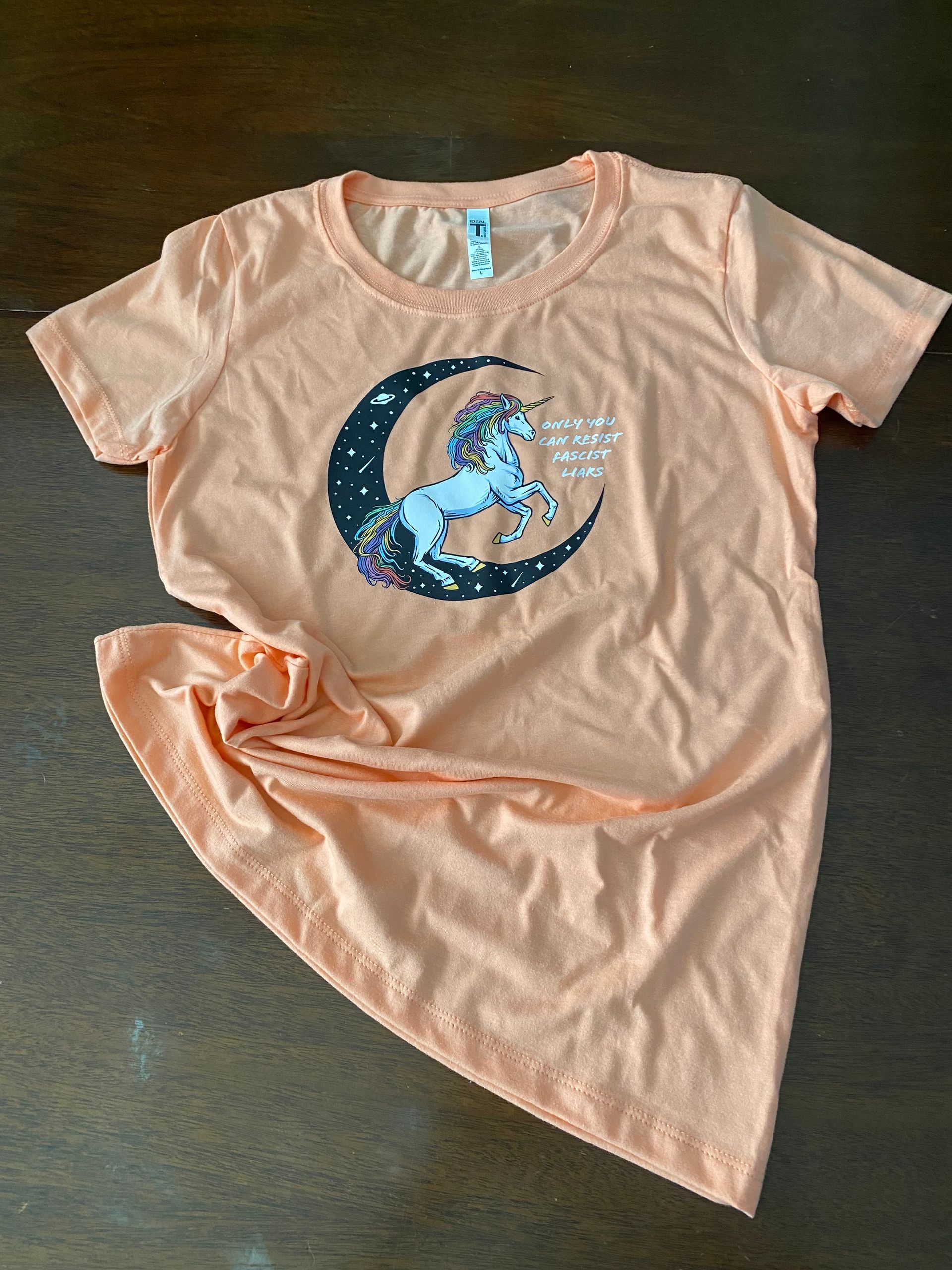 Ladies Fascist Liars Unicorn Shirt