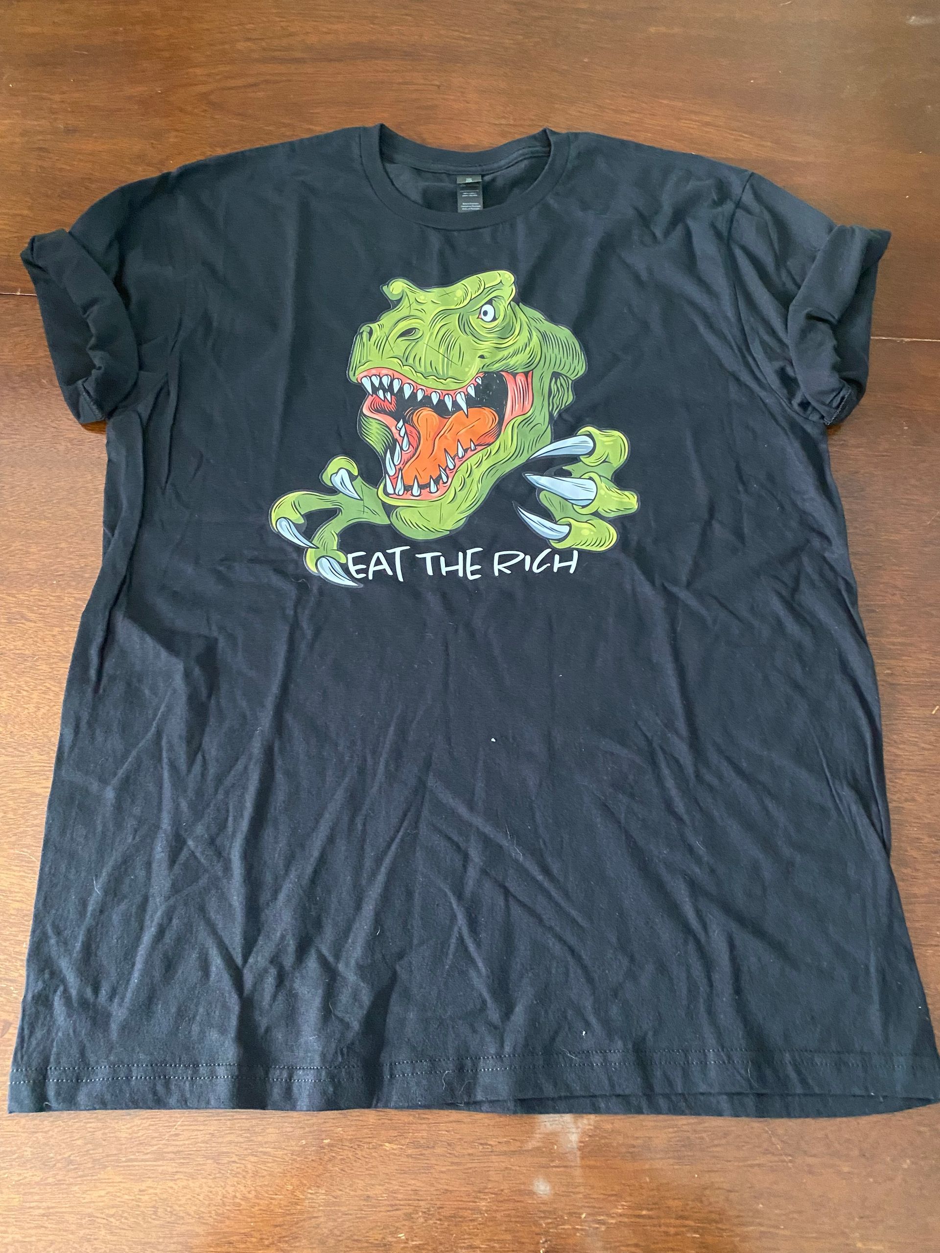 Unisex Eat The Rich T-Rex T-Shirt