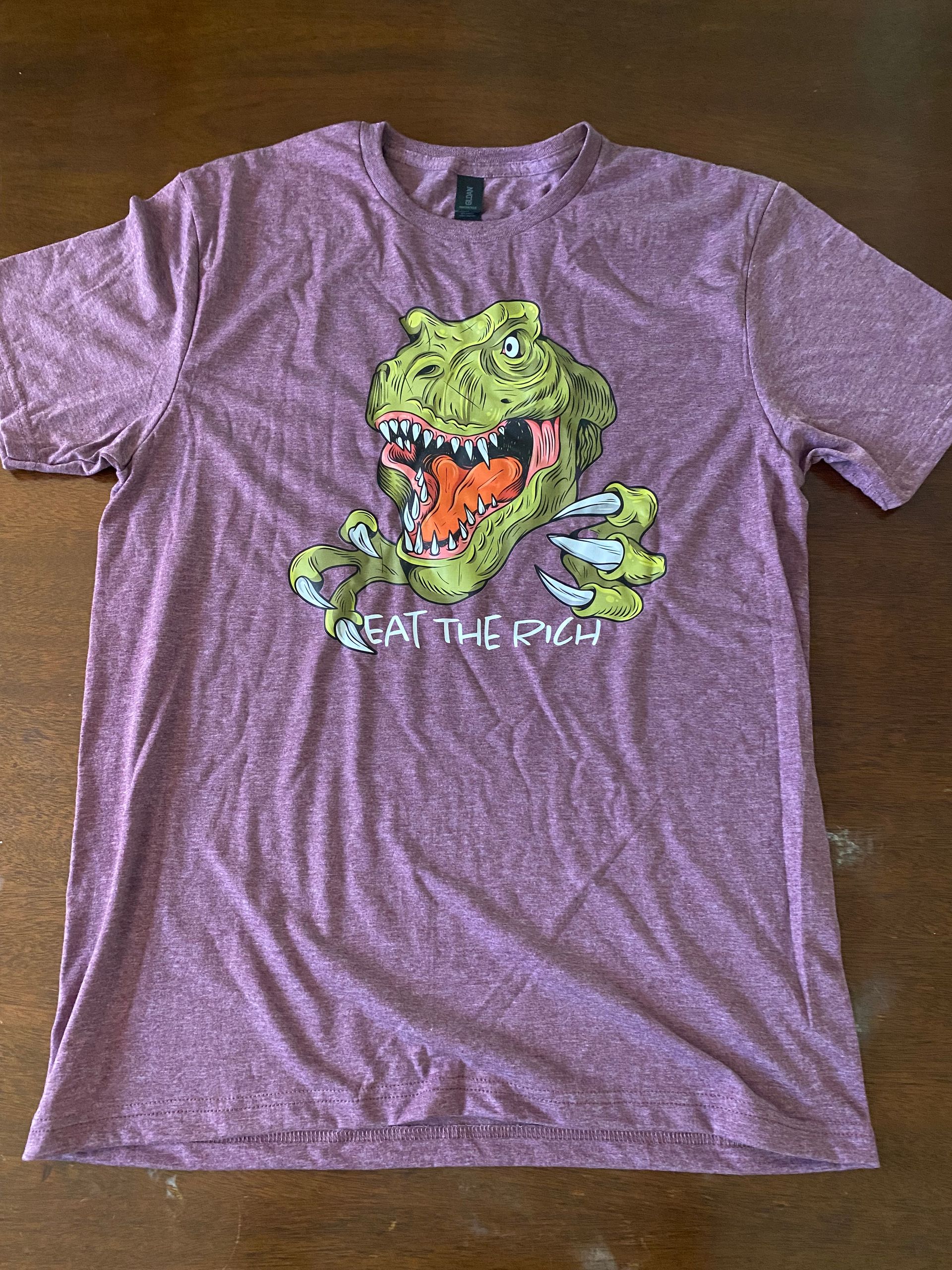 Unisex Eat The Rich T-Rex T-Shirt