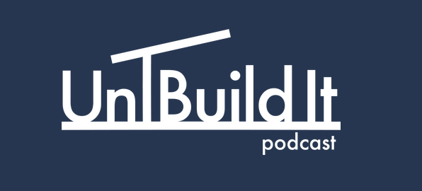 UnBuild It podcast logo - Bob Kelly inventor of WickRight parapet vent and roof vent talks with Unbuild It podcastors