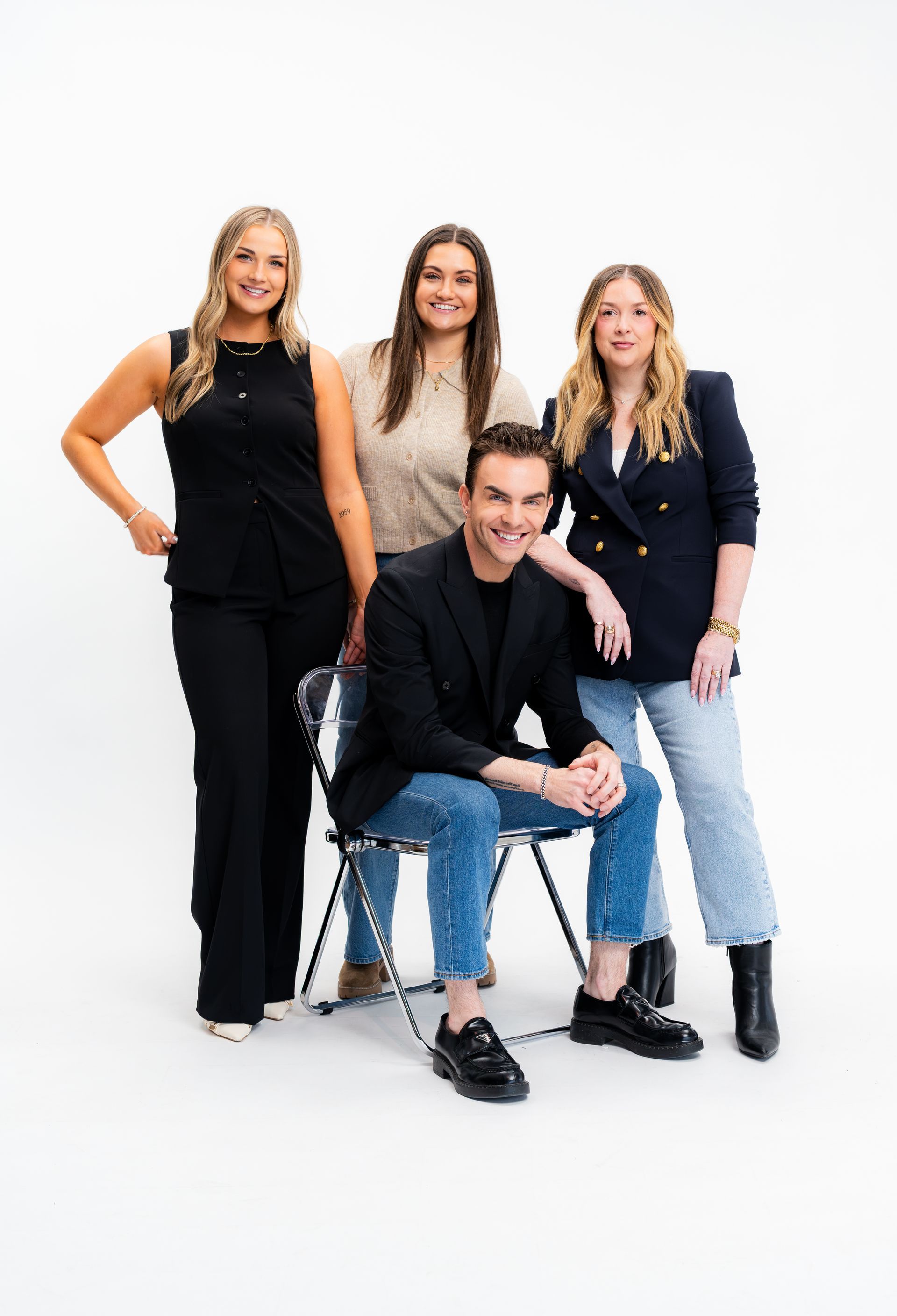 New hire headshots matching existing team visual standard