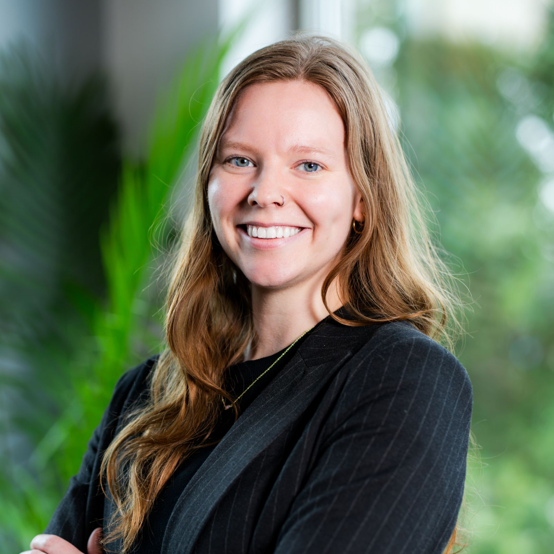 Environmental office corridor headshot