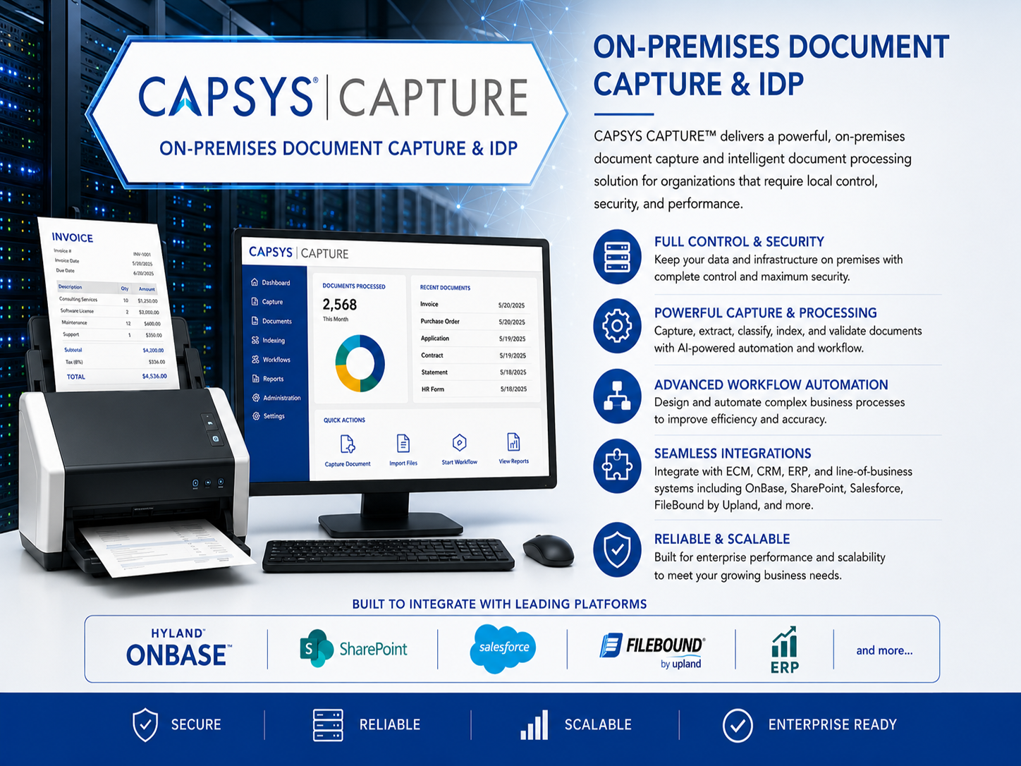AI Document Capture & IDP Software | CAPSYS Technologies