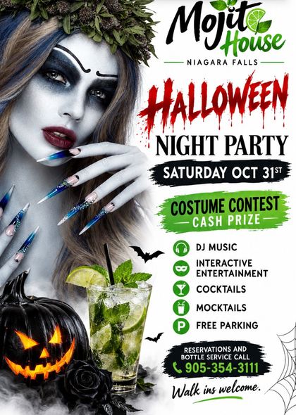 Halloween Party Niagara Falls, Mojito House