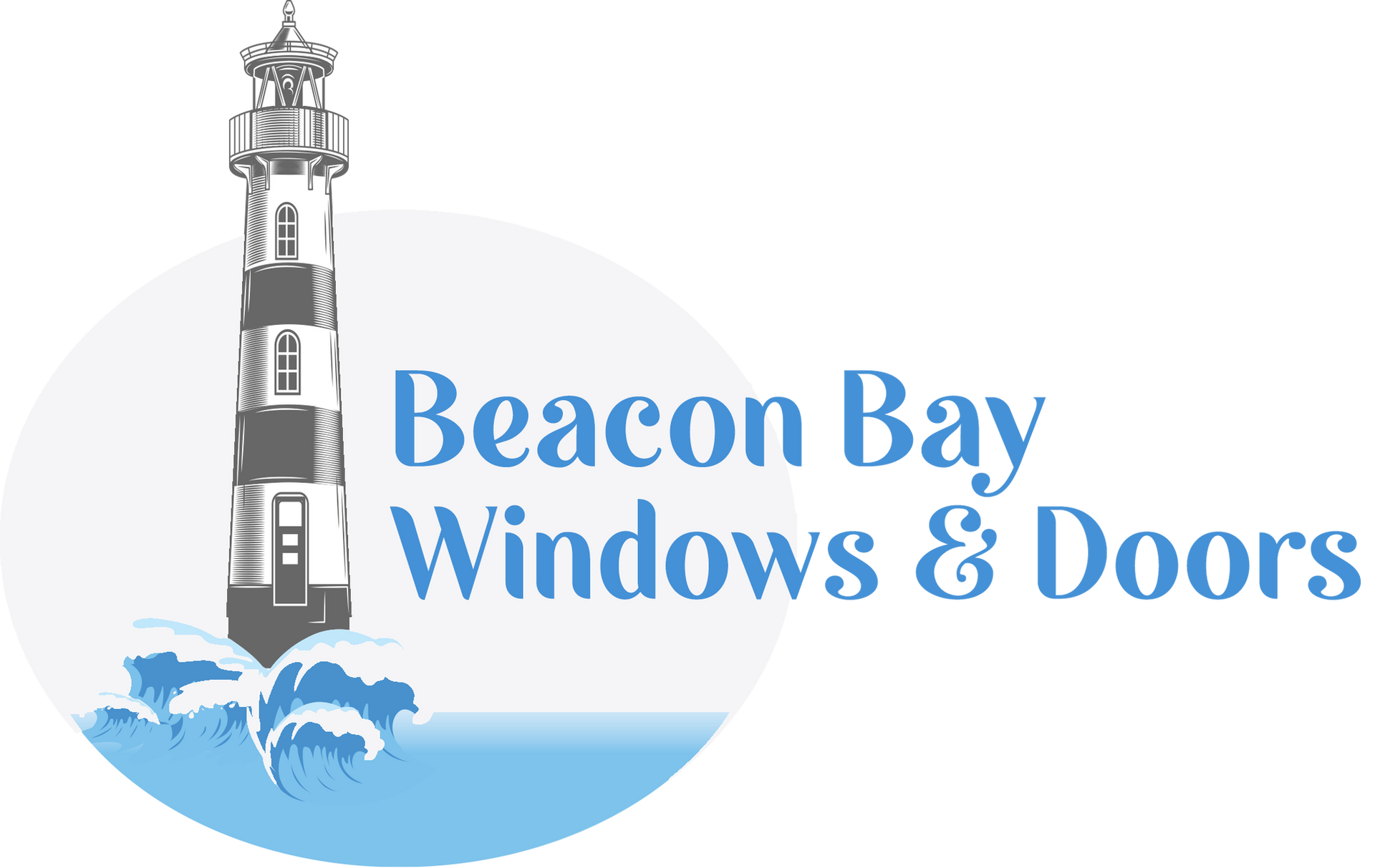The logo for beacon bay trade services