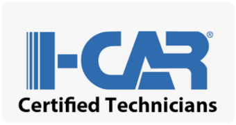 Blue I-CAR logo with text 