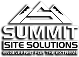 Summit Site Solutions logo with mountain graphic and tagline &ldquo;Engineered for the Extreme&rdquo;