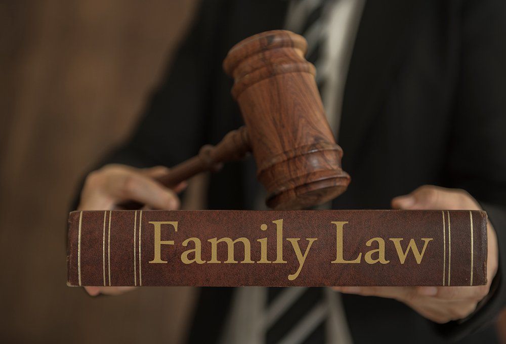 Lawyer Holding Gavel And Family Law Book — Mobile, AL — Richard R. Williams LLC Lawyer Holding Gavel And Family Law Book — Mobile, AL — Richard R. Williams LLC