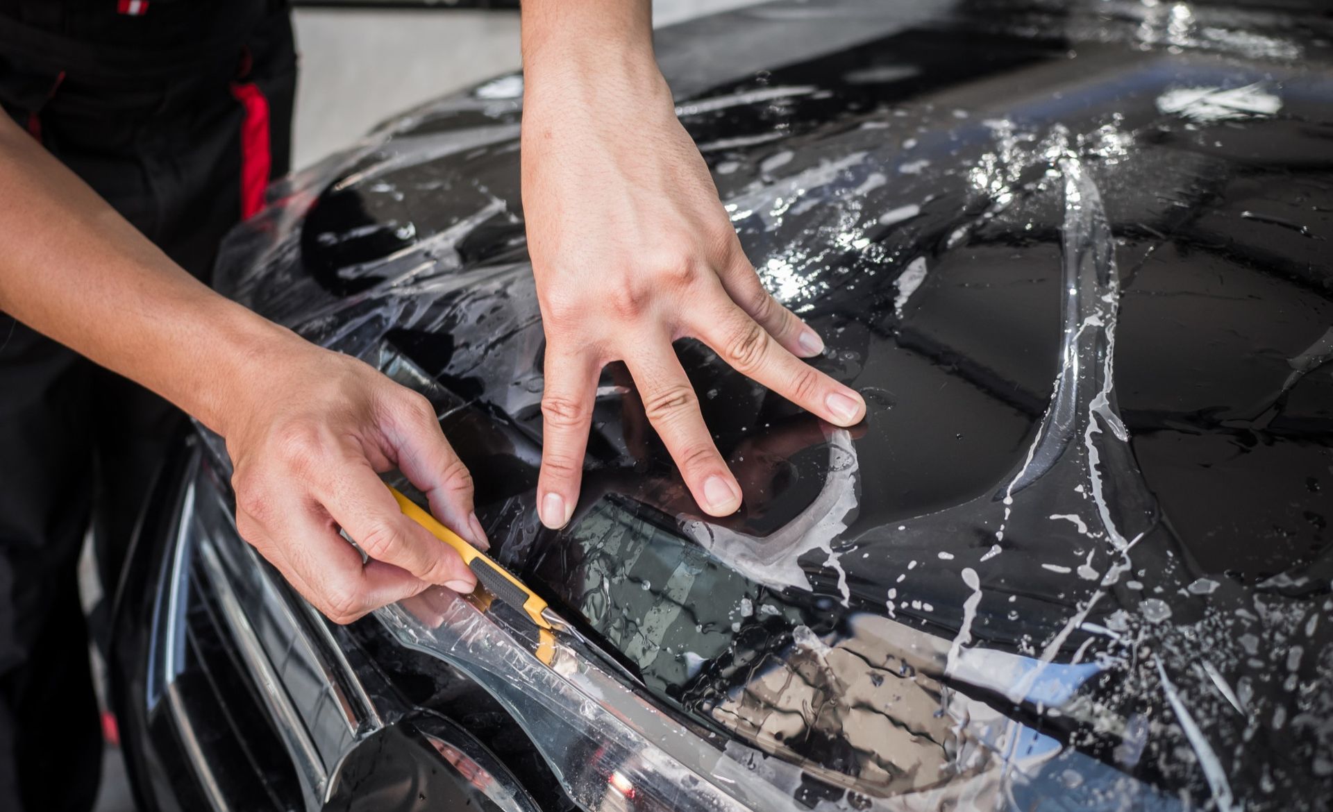 PPF protecting a car from rock chips