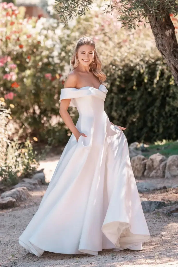 slit dress Ladivine CD773 Fitted Crystal Embellished Formal Gown with Leg Slit Sienna Gold / 4