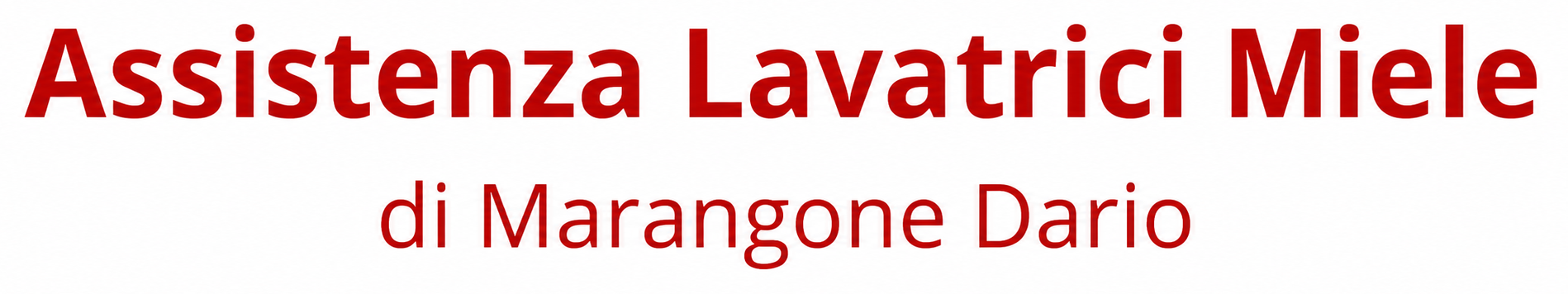 logo Assistenza Lavatrici Miele a Milano Dario Marangone