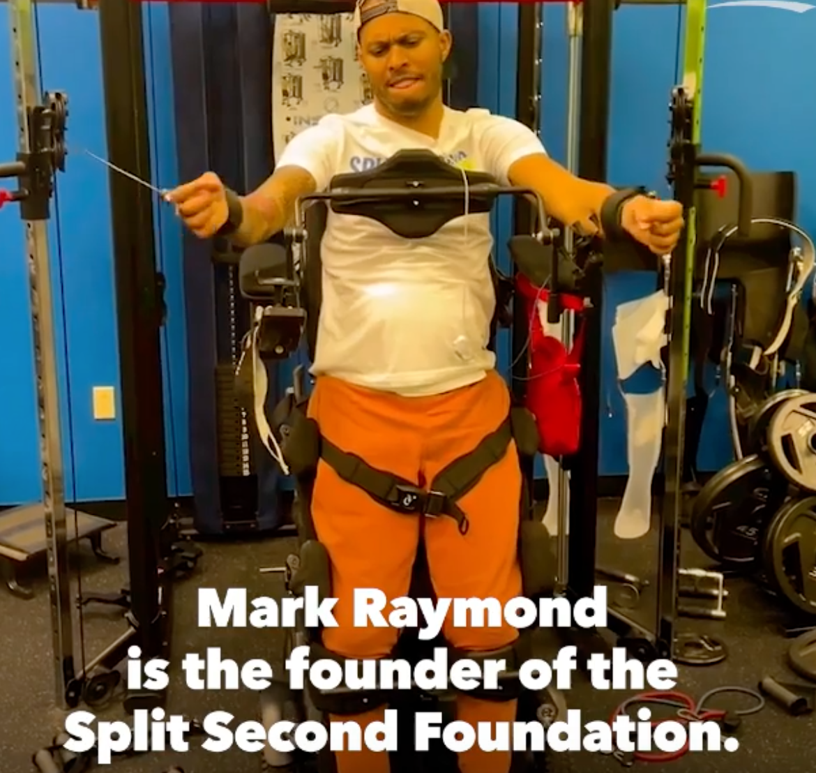 Mark raymond is the founder of the split second foundation