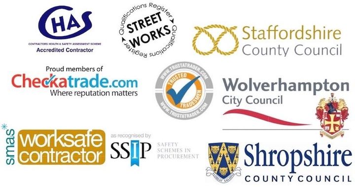 County Groundforce of Wolverhampton is a fully accredited contractor for public highway and dropped kerb work throughout the West Midlands, Shropshire and Staffordshire.