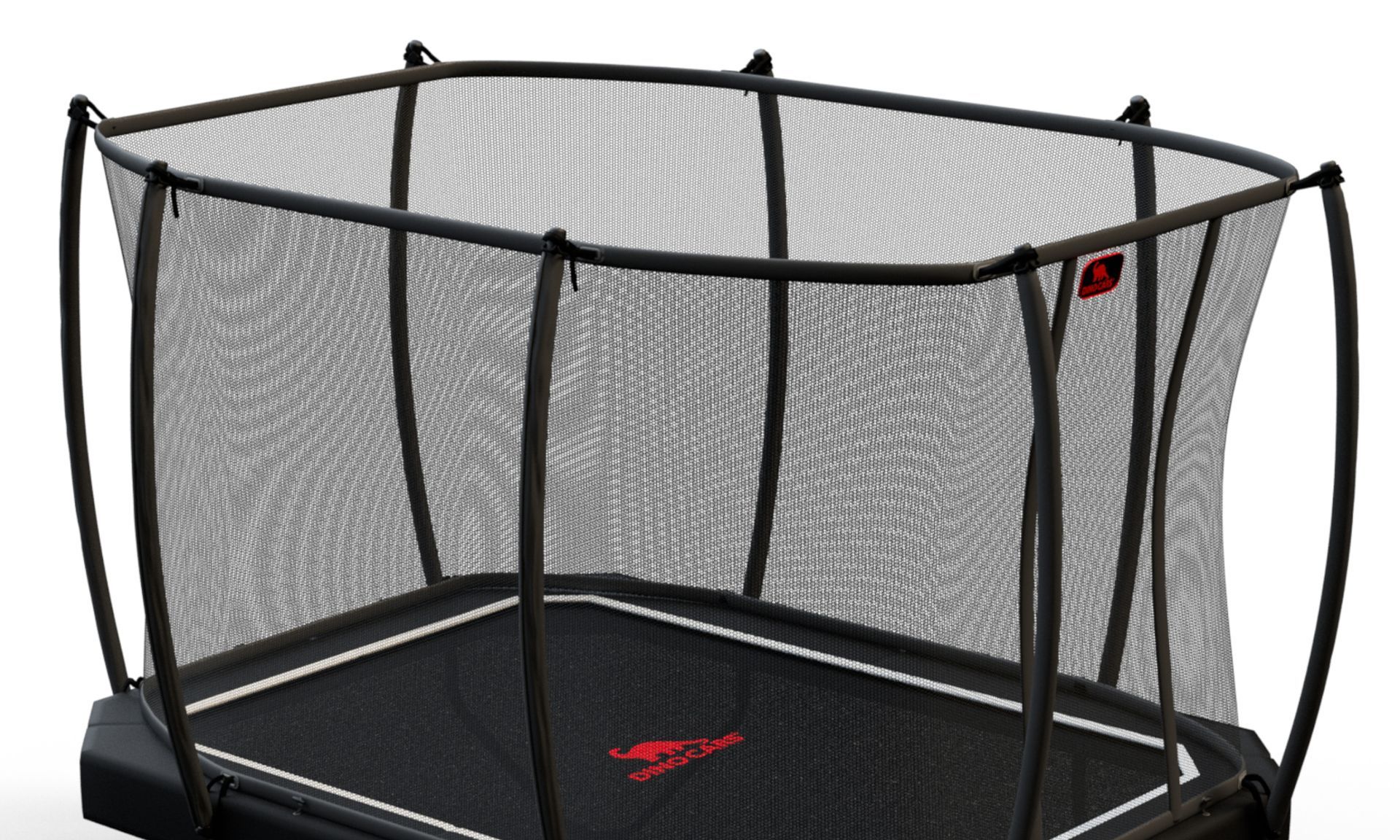 Safety net for trampolines