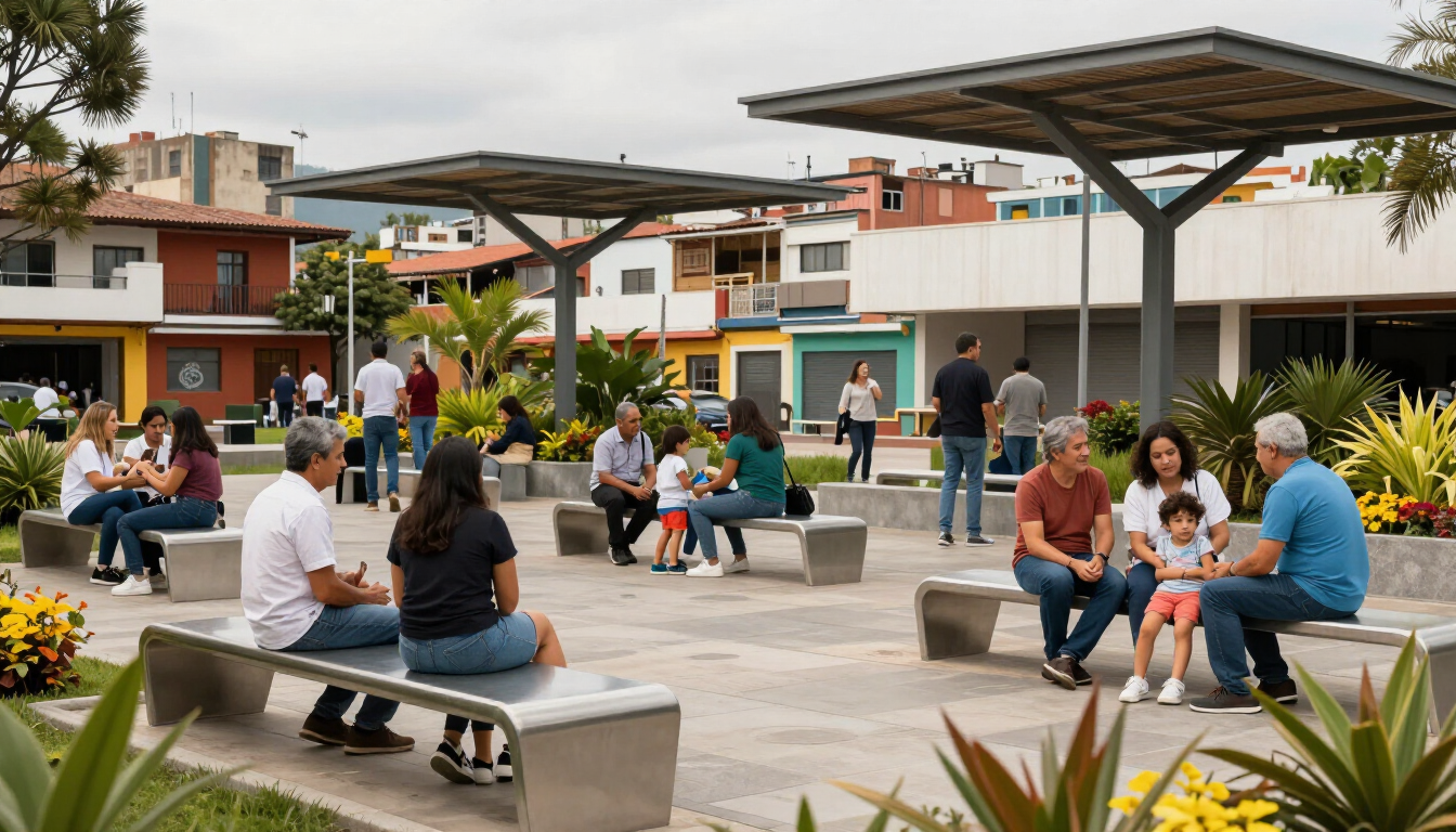 Tendencias en diseño de espacios recreativos urbanos: mobiliario y convivencia