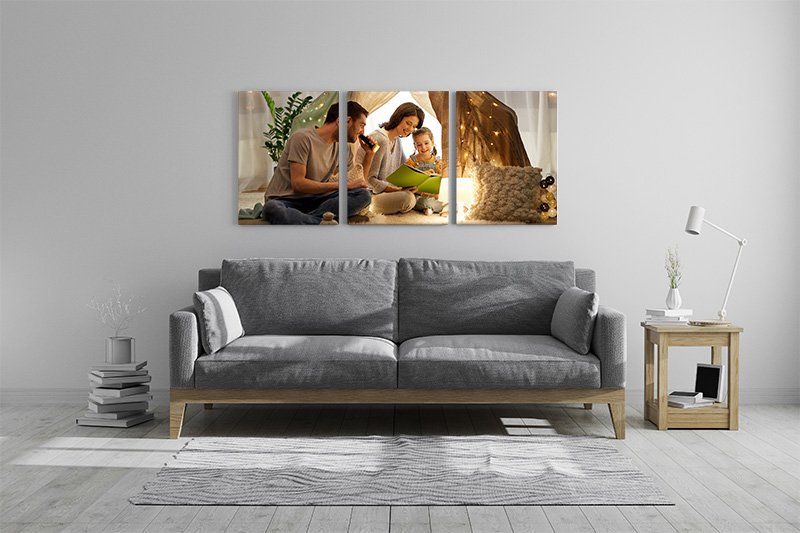 Split Canvas Wraps