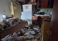 Before photo of estate cleanout in St. Louis MO