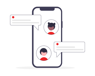 phone call illustration