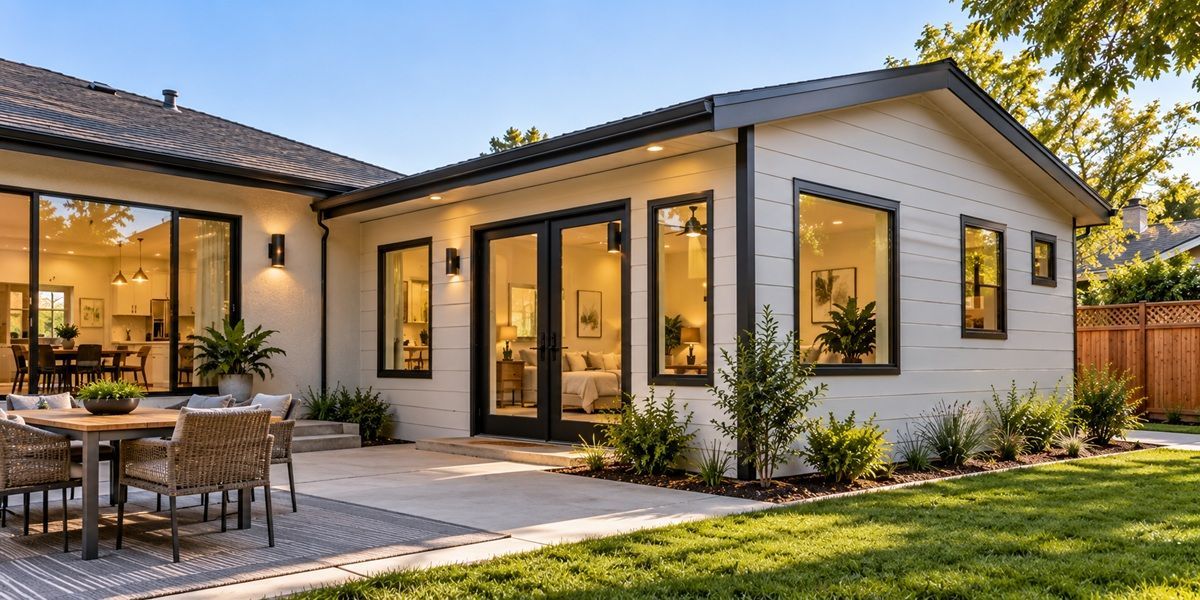 Completed attached ADU in Stockton CA