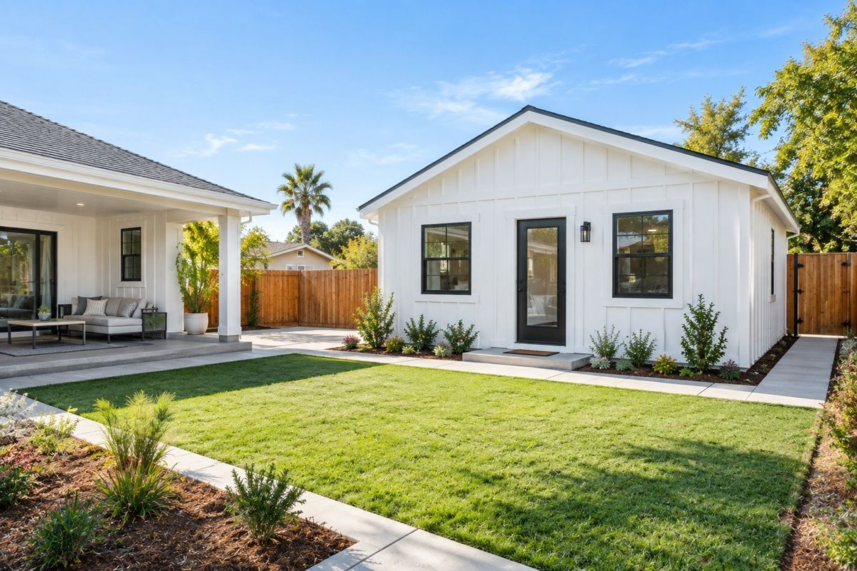 Detached ADU construction in Lodi CA