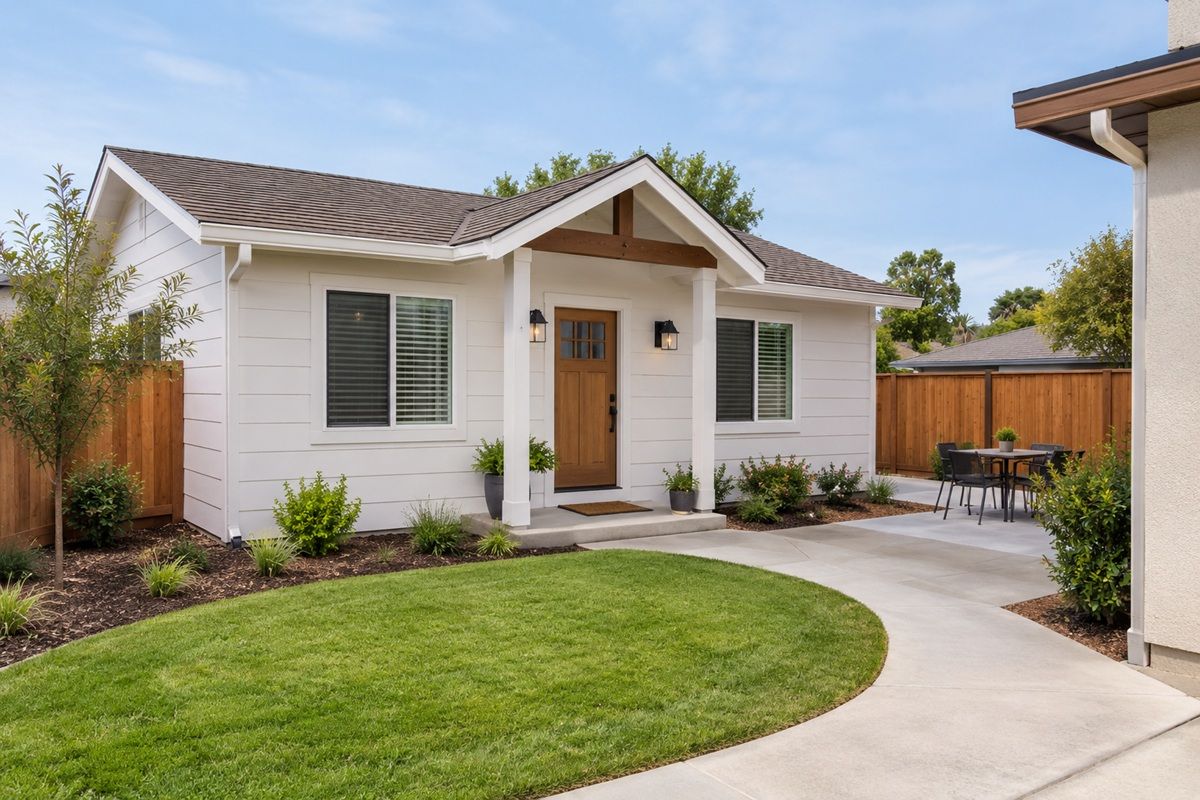 Detached ADU construction in manteca CA
