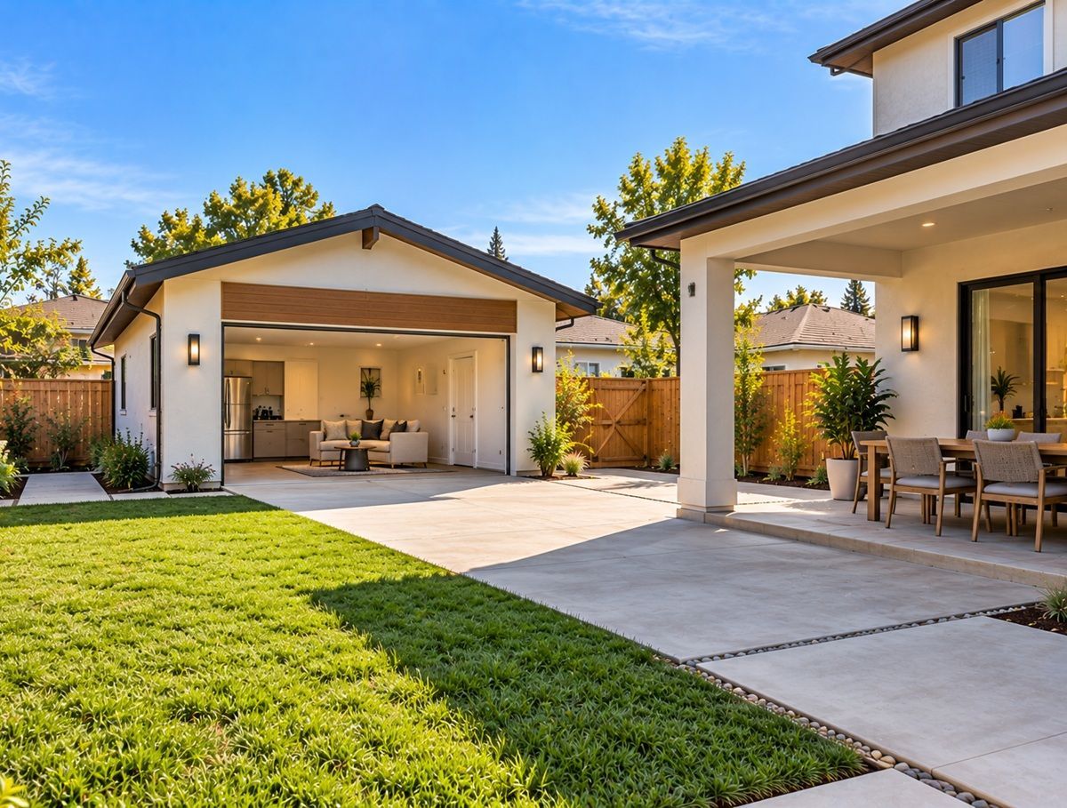 Modern detached ADU project in Stockton
