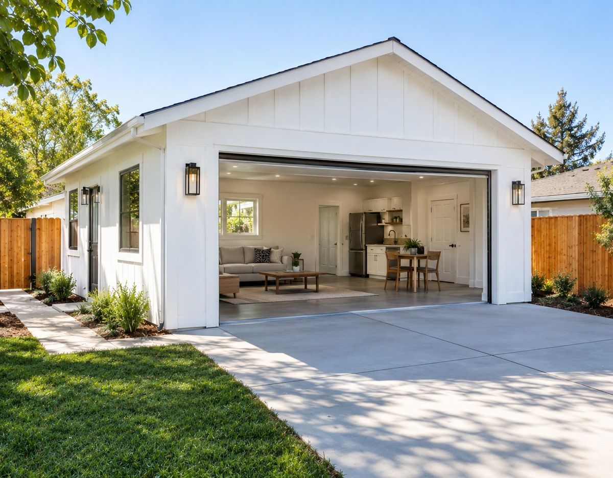 Garage conversion ADU in Lodi CA