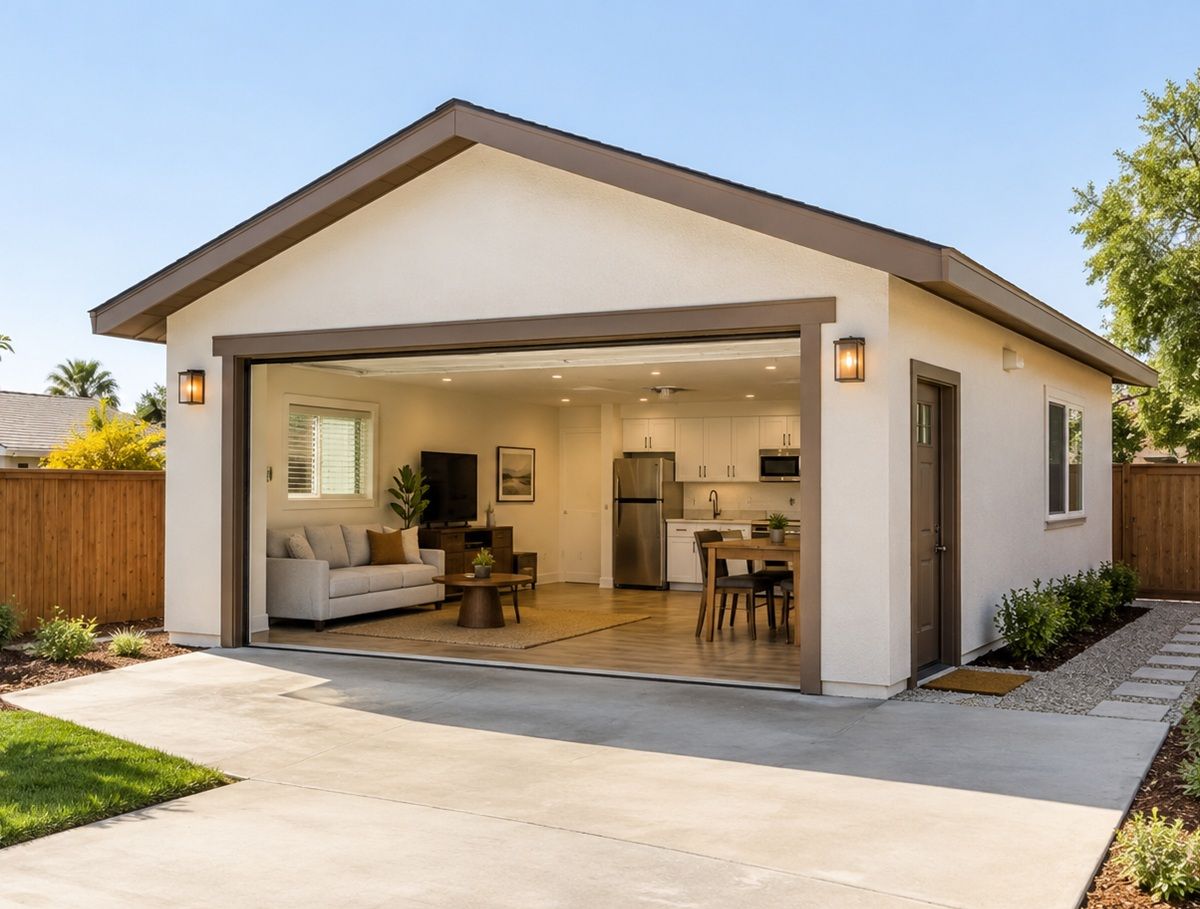 Garage conversion ADU in Manteca CA