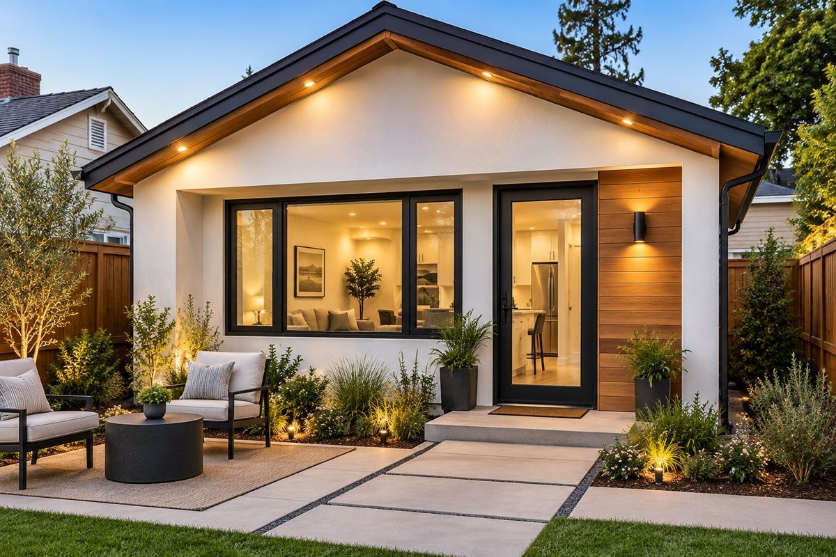 Modern garage conversion ADU in Stockton CA