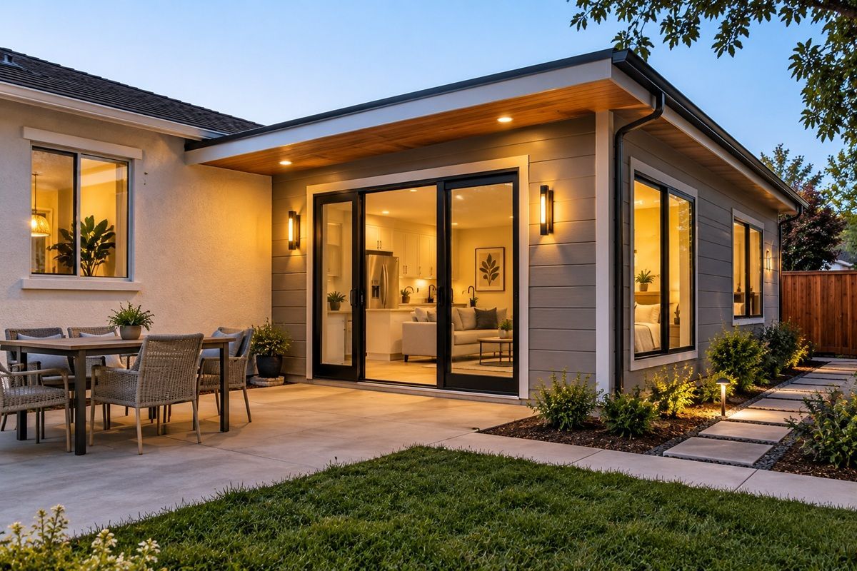 Modern attached ADU in Stockton