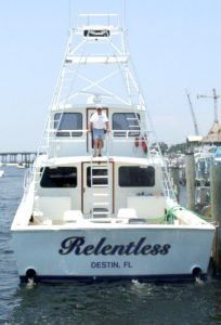 Fishing Destin, FL | Destin Harbor | Charter Boat Relentless | www.charterboatrelentless.com | A Luxury Charter Boat at Everyday Rates | 65' x 20' | Relentless.