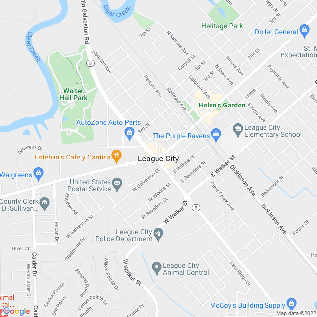 Map of business location