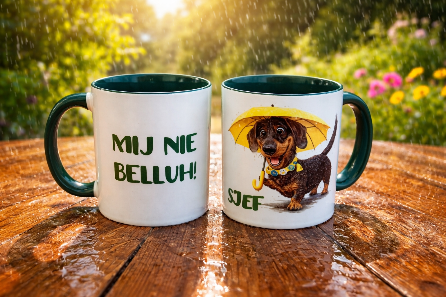 Sjef's slobbermok MIJ NIE BELLUH