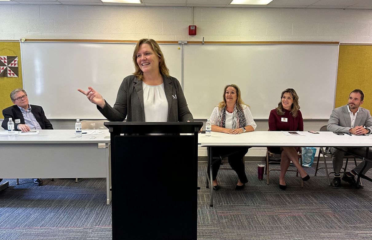 MINA co-founder Leslie Hocker speaks at the MINA Legacy Panel.