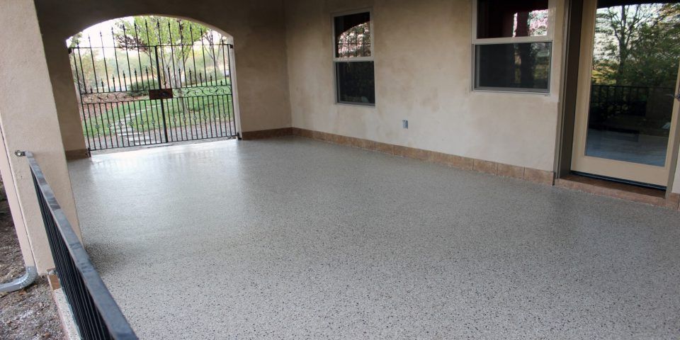 Covered patio - Loogootee IN - Five Star Concrete Coatings