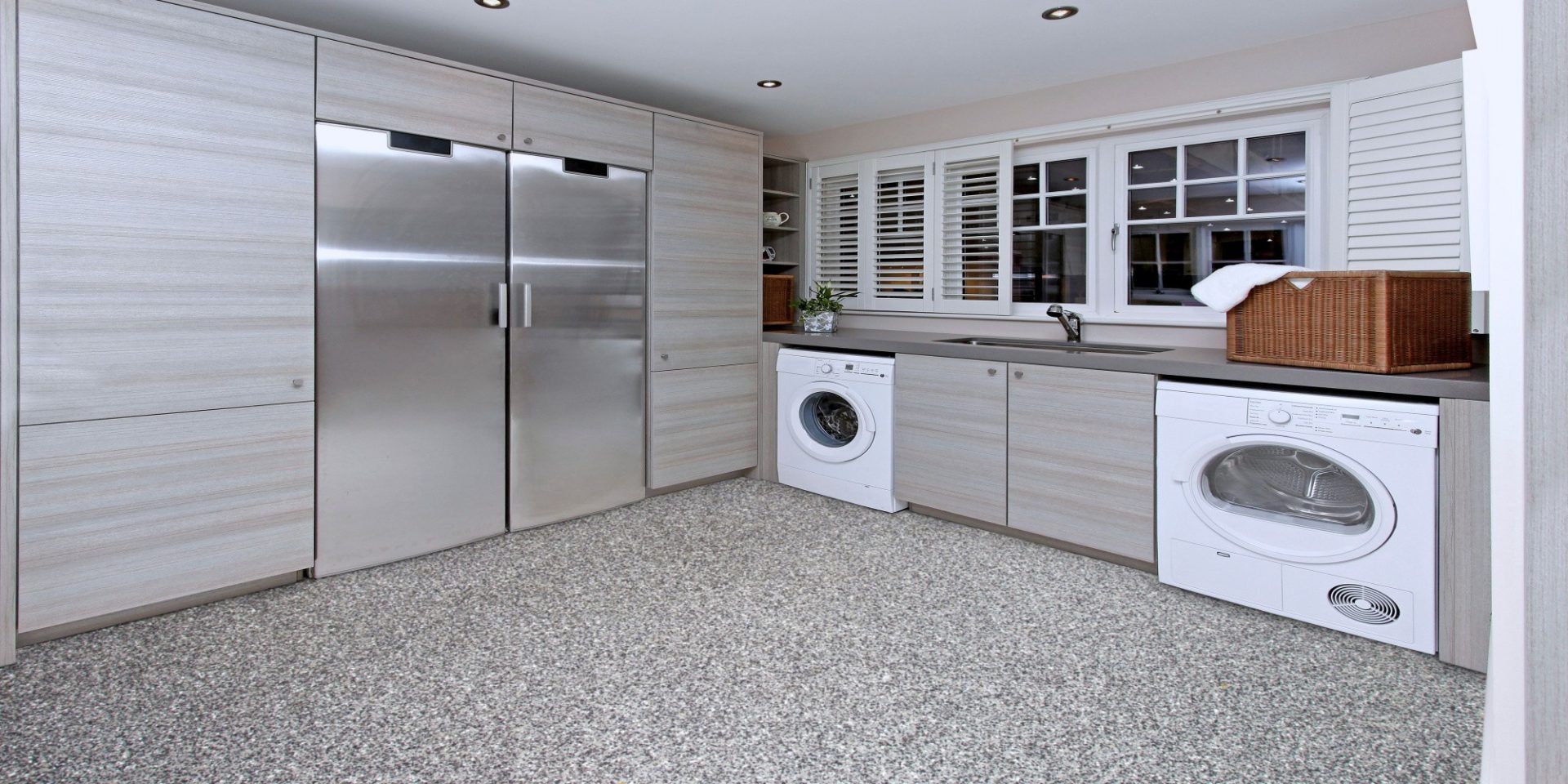 Laundry room - Loogootee IN - Five Star Concrete Coatings