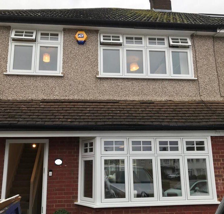 Installation of uPVC windows