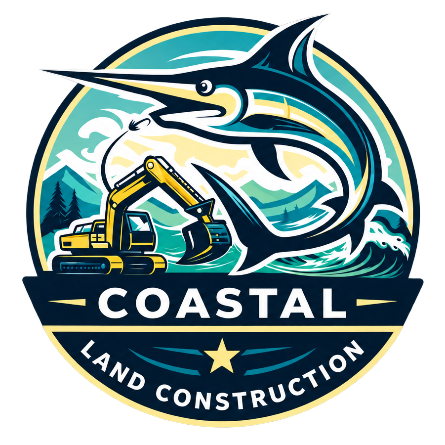 Coastal Land Construction Logo