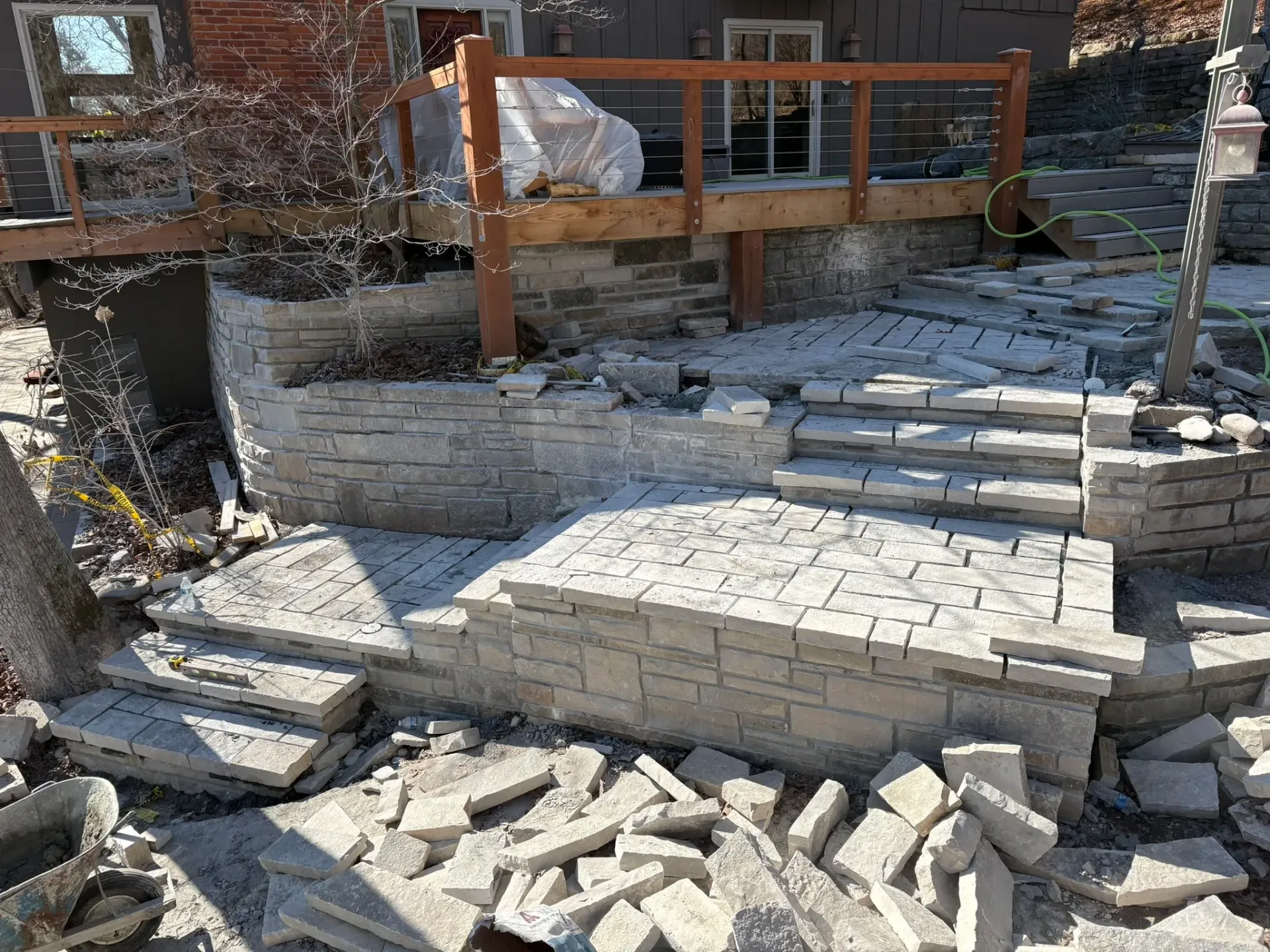 steps being rebuilt process St. Louis