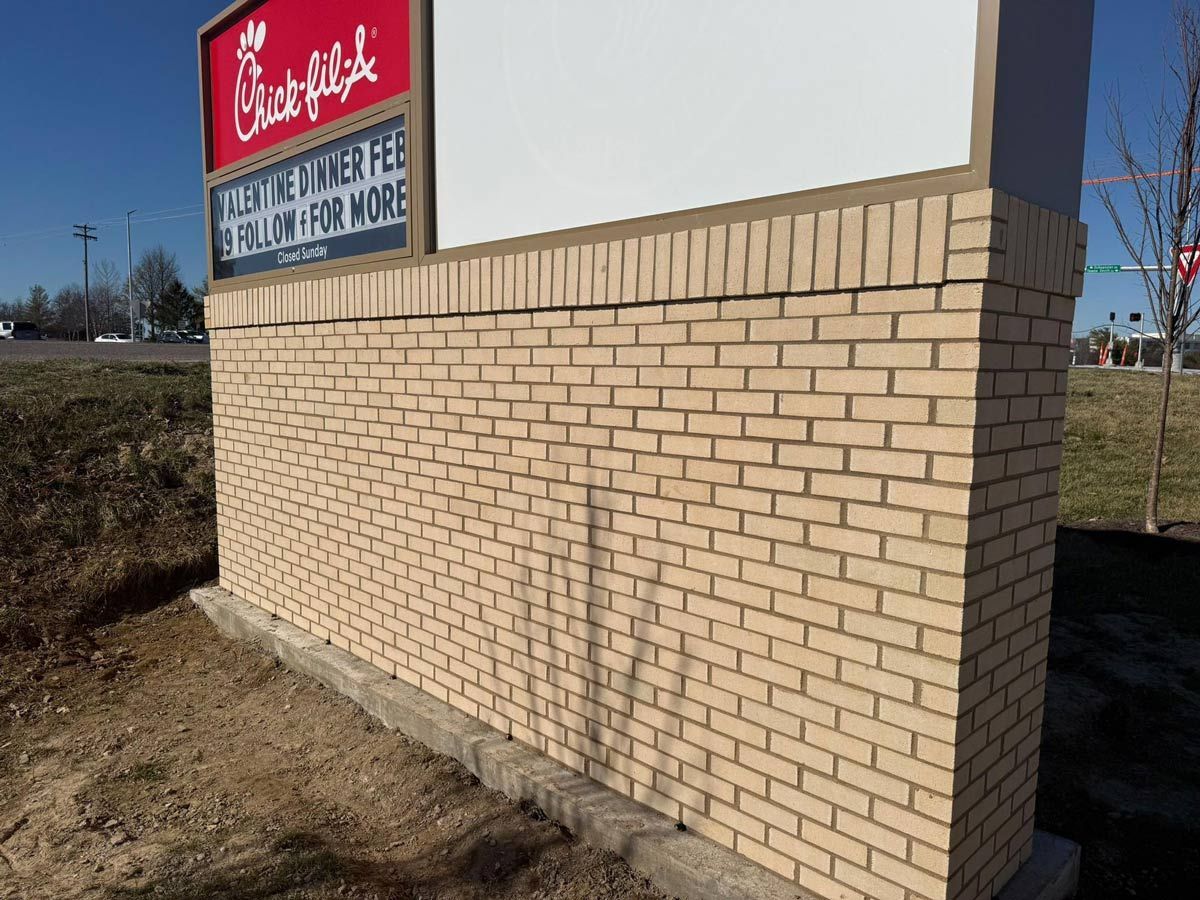 Chick-Fil-A Sign Construction St Louis