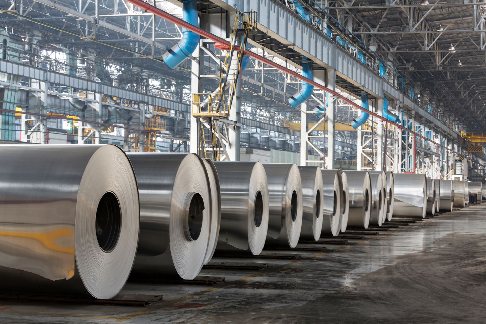 Aluminum Fabrication Aluminium rolls.