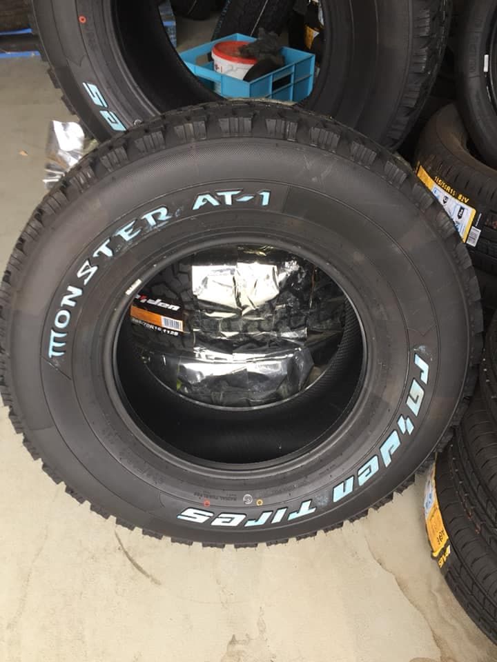 A Tyre is Sitting on Top of a Pile of Tires — ARB Budget Tyres in Delacombe, VIC