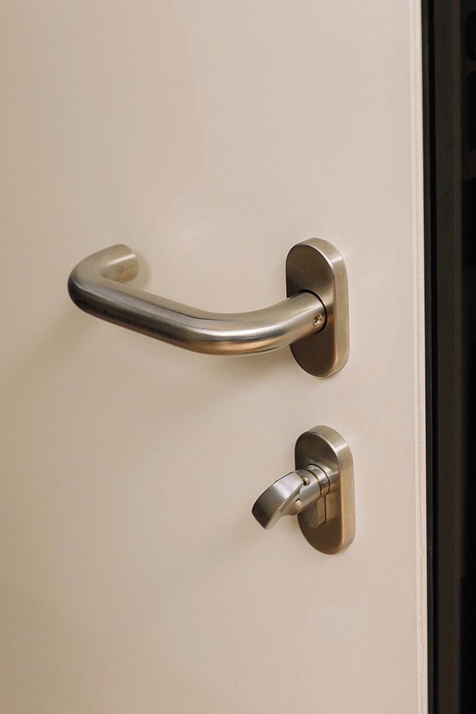 White Commercial Door — Logan QLD — Aces Locksmiths