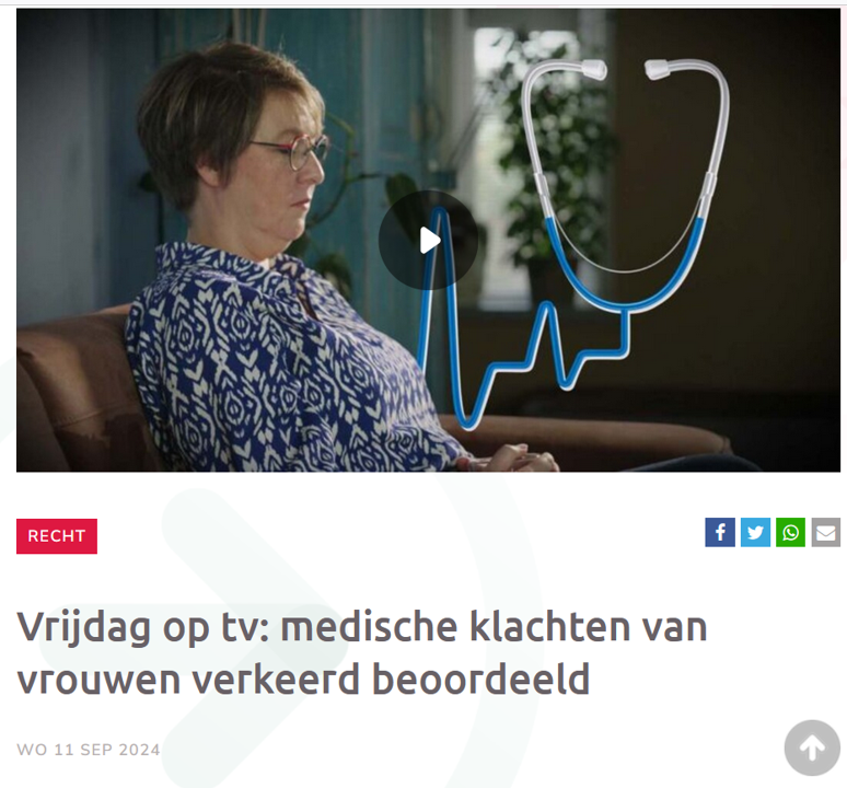 Antoinetta Schutrups: ‘Mijn man met dezelfde klachten werd wel serieus genomen, toen wist ik: vrouwen worden anders behandeld’ 