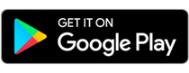 A get it on google play button on a white background.