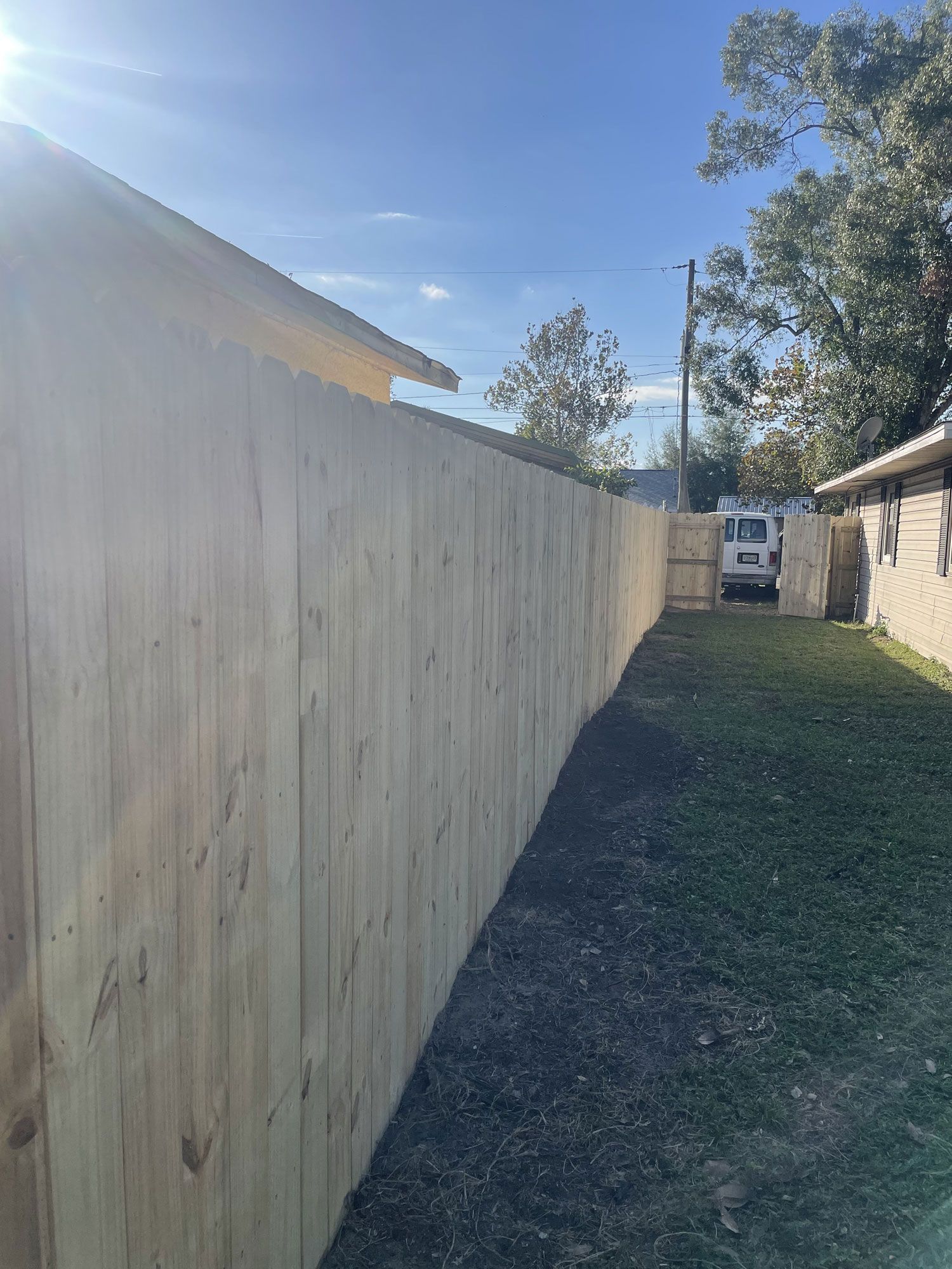 wood fence