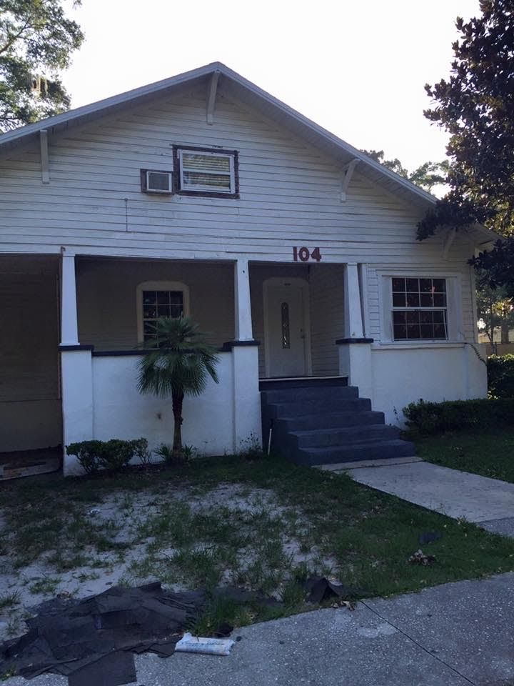 exterior view of a house before renovation