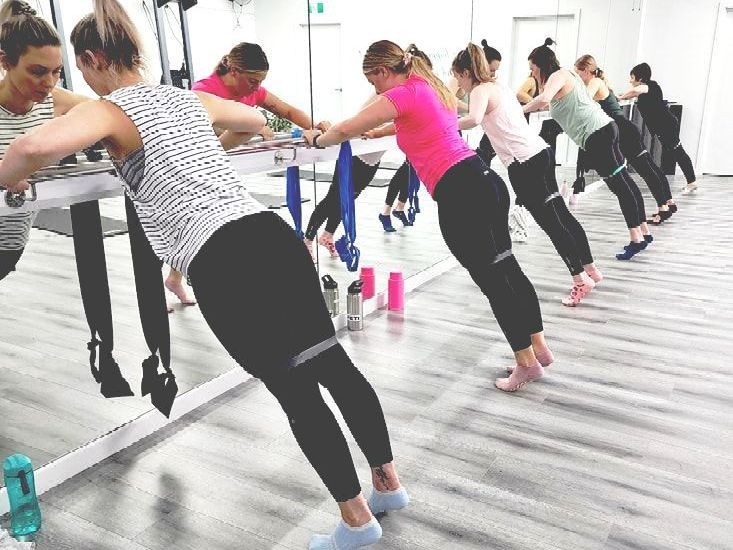 Pilates Barre Attack class