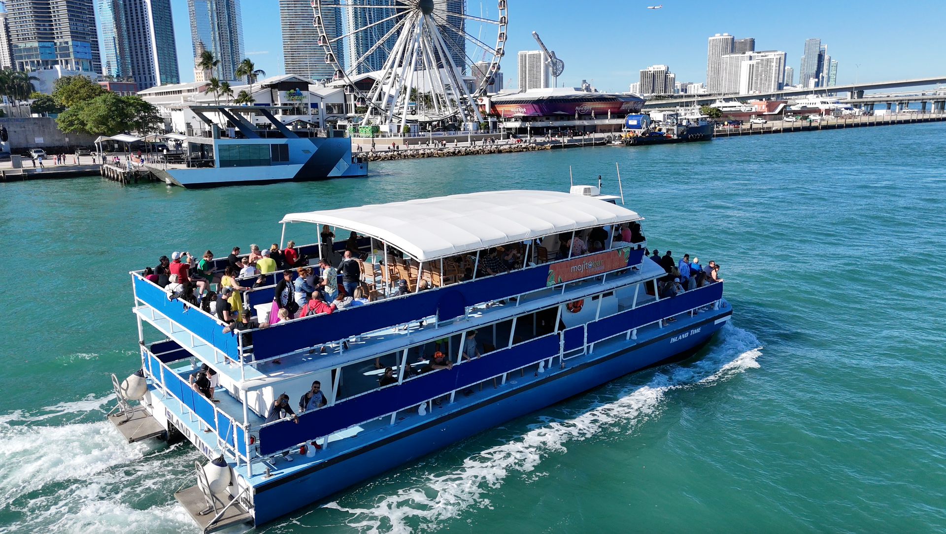 Miami Millionaires Row Boat tour on Biscayne Bay.